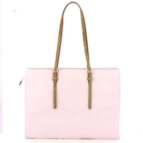 Borbonese - Large Shopping Bag Ortensia OP Naturale - 933786AQ3 - ORTENSIA/OP/NATURALE