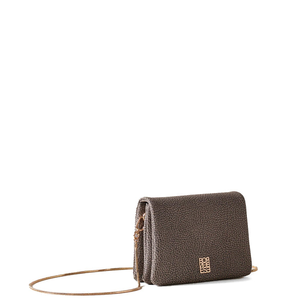 Borbonese - Mini Bag Clay Grey Crossbody Bag - 920235AN0 - CLAY/GREY