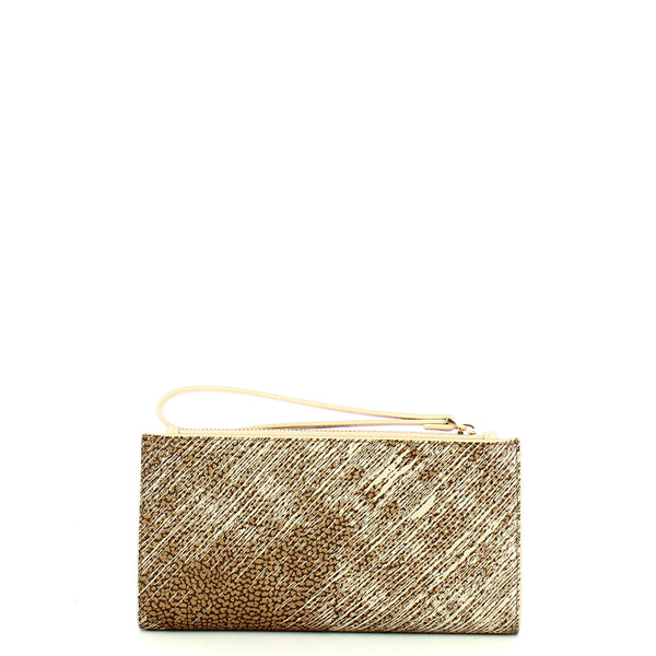 Borbonese - Wallet with phone holder OP Naturale Porridge - 900136AZ5 - OP/NATURALE/PORRIDGE