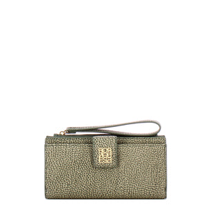 Borbonese - Wallet with phone holder Clay Grey - 920232AN0 - CLAY/GREY