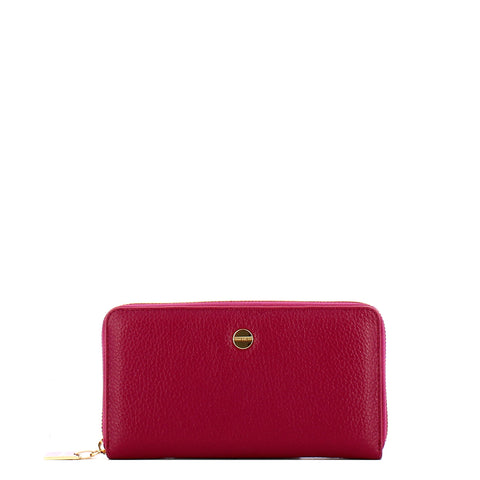 Borbonese - Zip Around Amarone Wallet with RFID - 920053AR3 - AMARONE