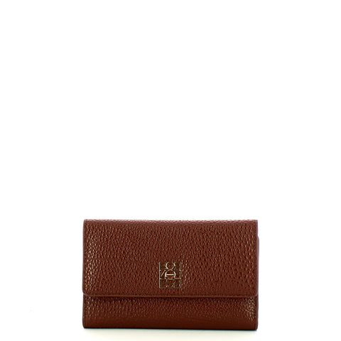 Borbonese - Medium Leather Brulé Wallet - 920233AV9 - BRULE'