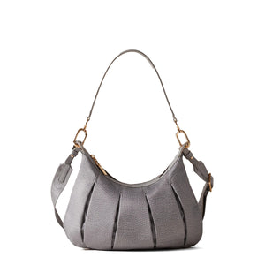 Borbonese - Croissant Small Cloud Hobo Bag - 933076AH1 - CLOUD