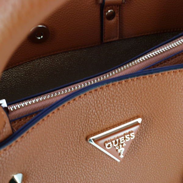 Guess - Meridian II Cognac Handbag - HWBG6974060 - COGNAC