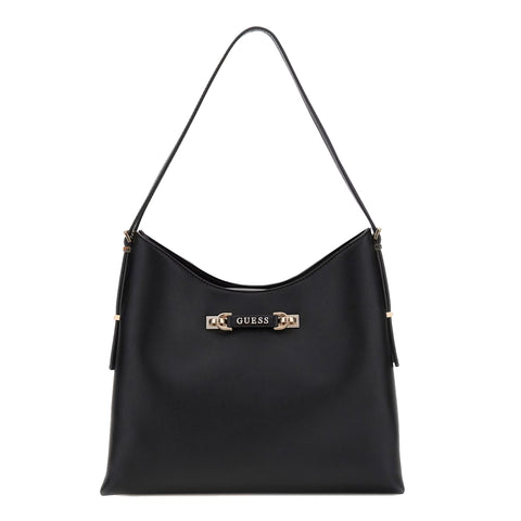 Guess - Lefia Large Black Shoulder Bag - HWBG9644020 - BLACK