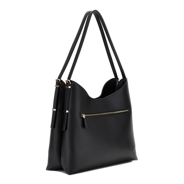 Guess - Lefia Large Black Shoulder Bag - HWBG9644020 - BLACK