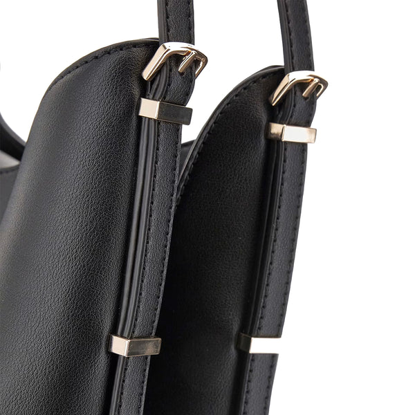 Guess - Lefia Large Black Shoulder Bag - HWBG9644020 - BLACK