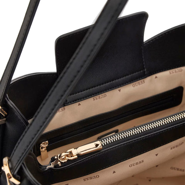 Guess - Lefia Large Black Shoulder Bag - HWBG9644020 - BLACK