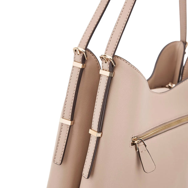 Guess - Lefia Large Simply Taupe Shoulder Bag - HWBG9644020 - SIMPLY/TAUPE