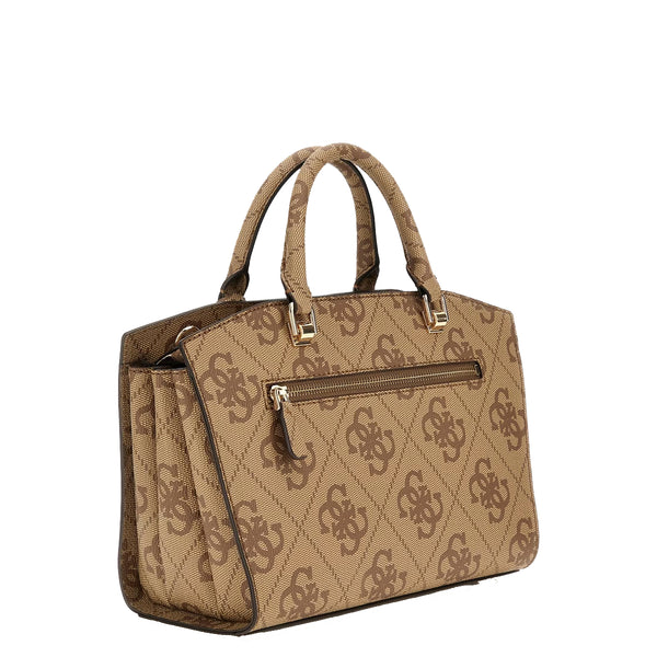 Guess - Queensland Latte Logo Handbag - HWOS9655060 - LATTE/LOGO