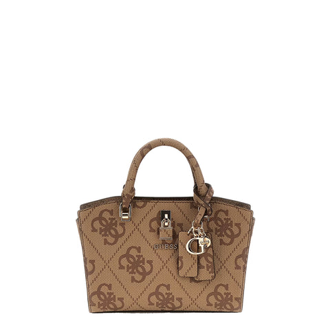 Guess - Mini Queensland Latte Logo Handbag - HWOS9655760 - LATTE/LOGO