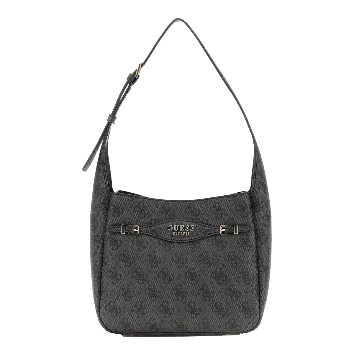 Guess - Mini Katya Coal Logo Hobo Bag - HWSG9652010 - COAL/LOGO