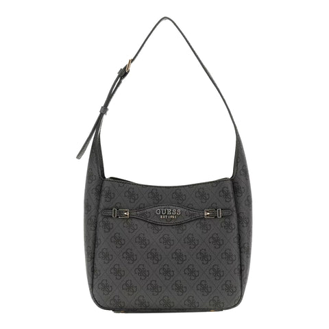 Guess - Mini Katya Coal Logo Hobo Bag - HWSG9652010 - COAL/LOGO