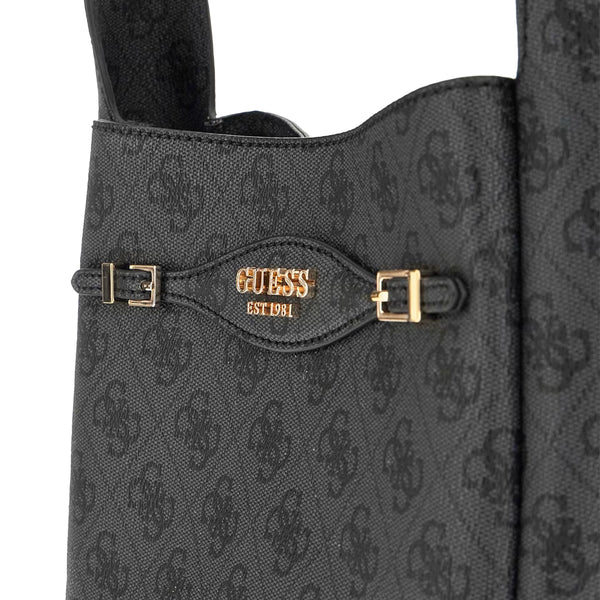 Guess - Mini Katya Coal Logo Hobo Bag - HWSG9652010 - COAL/LOGO