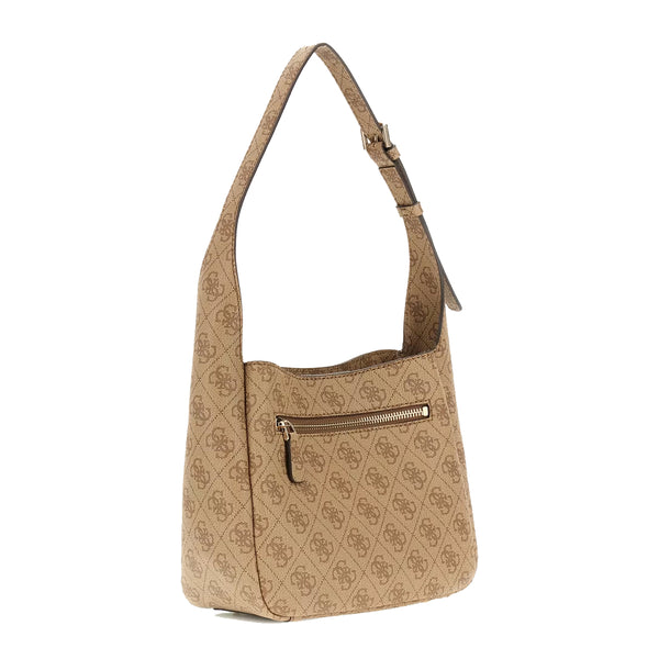 Guess - Mini Katya Latte Logo Hobo Bag - HWSG9652010 - LATTE/LOGO