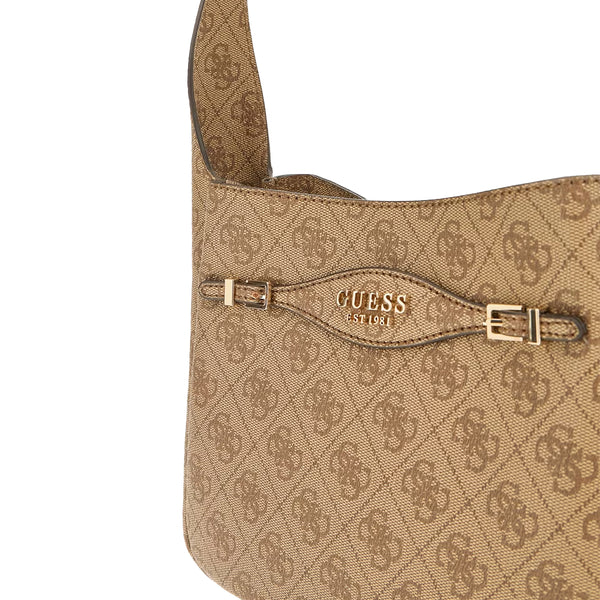 Guess - Mini Katya Latte Logo Hobo Bag - HWSG9652010 - LATTE/LOGO