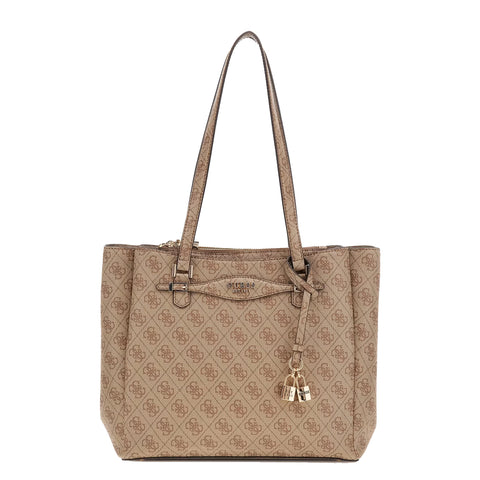 Guess - Katya Latte Logo Shoulder Bag - HWSG9652230 - LATTE/LOGO