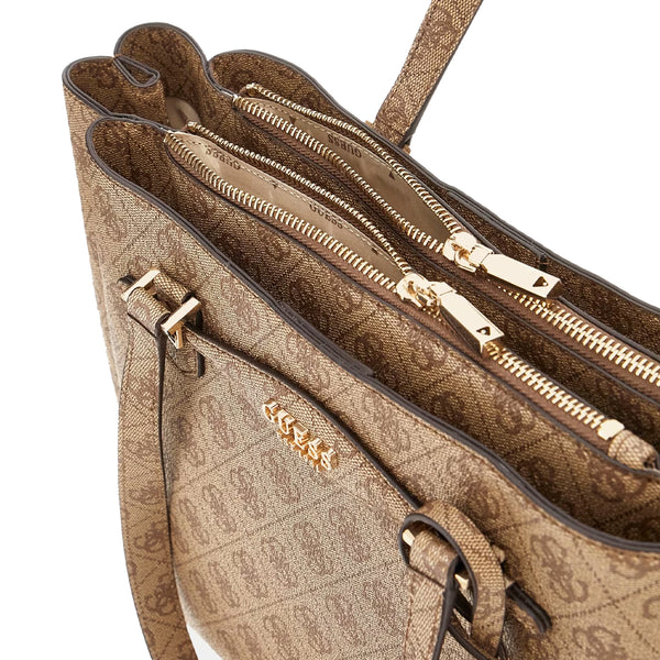 Guess - Katya Latte Logo Shoulder Bag - HWSG9652230 - LATTE/LOGO
