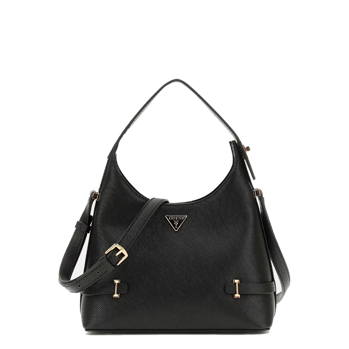 Guess - Rosalba Black Mini Hobo Bag - HWZG9657010 - BLACK