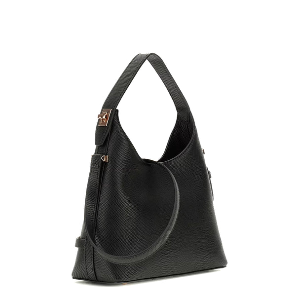 Guess - Rosalba Black Mini Hobo Bag - HWZG9657010 - BLACK