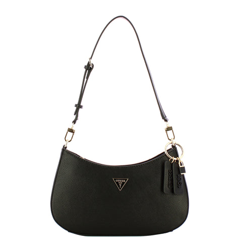 Guess - Noelle II Black Shoulder Bag in saffiano - HWZG9672180 - BLACK