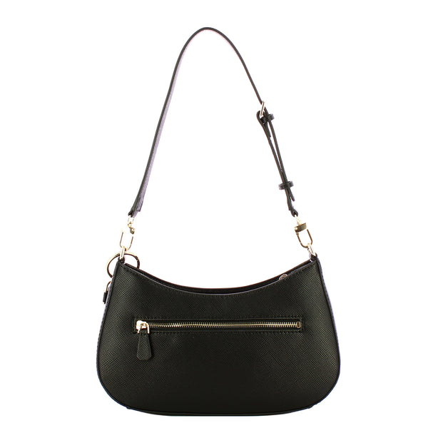 Guess - Noelle II Black Shoulder Bag in saffiano - HWZG9672180 - BLACK