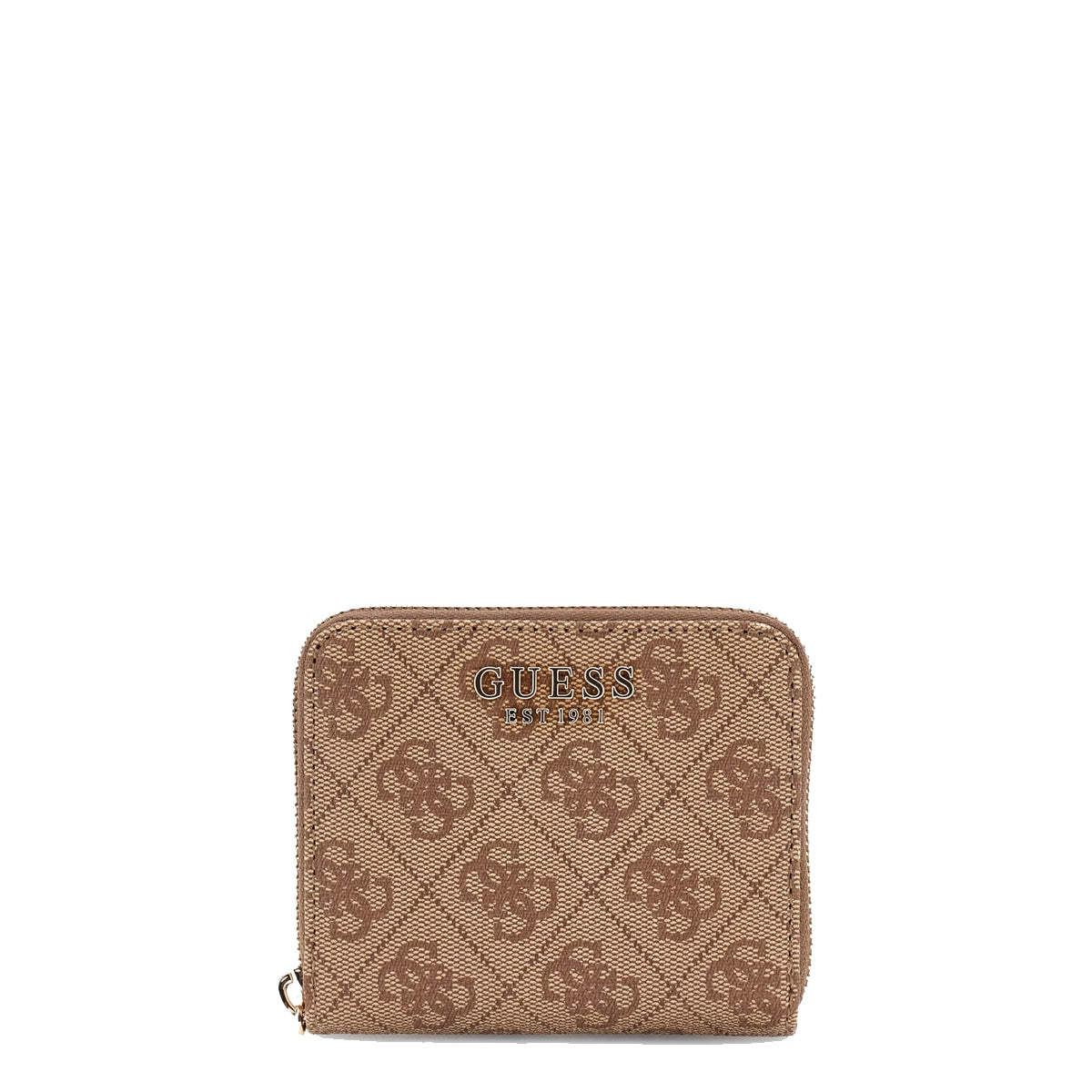 Guess - Laurel II Zip Around Latte Logo Small Wallet - SWSG7459137 - LATTE/LOGO