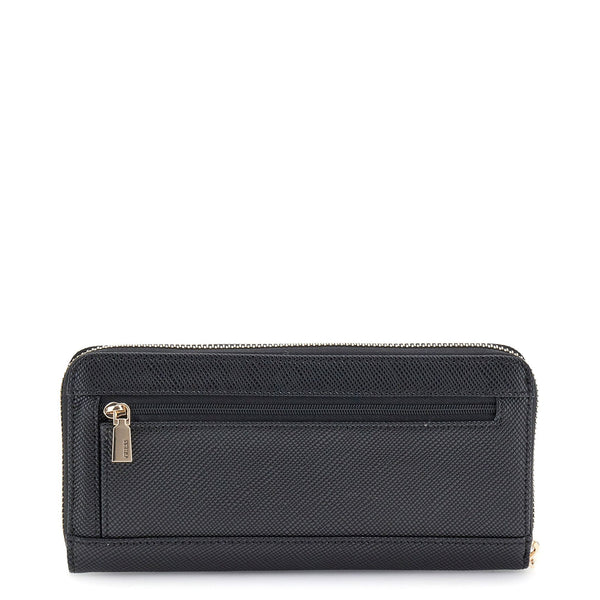 Guess - Laurel II Zip Around Black Wallet - SWZG7459146 - BLACK