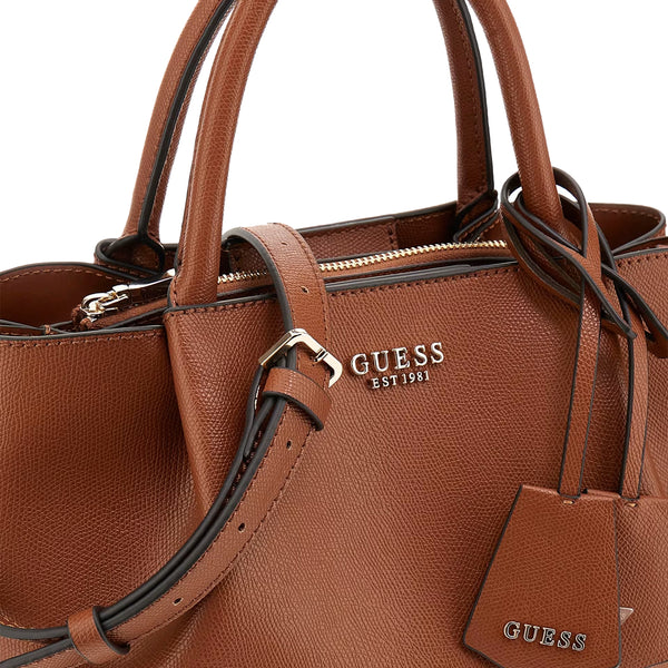 Guess - Amorette Cognac Handbag - HWBG7898060 - COGNAC