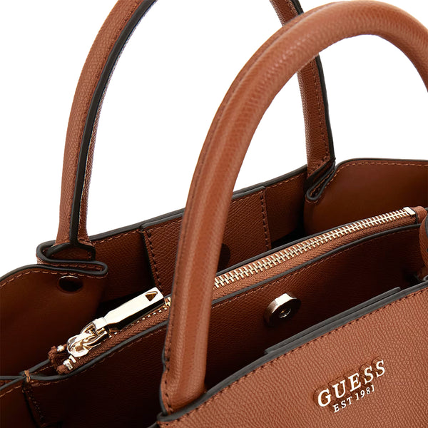 Guess - Amorette Cognac Handbag - HWBG7898060 - COGNAC