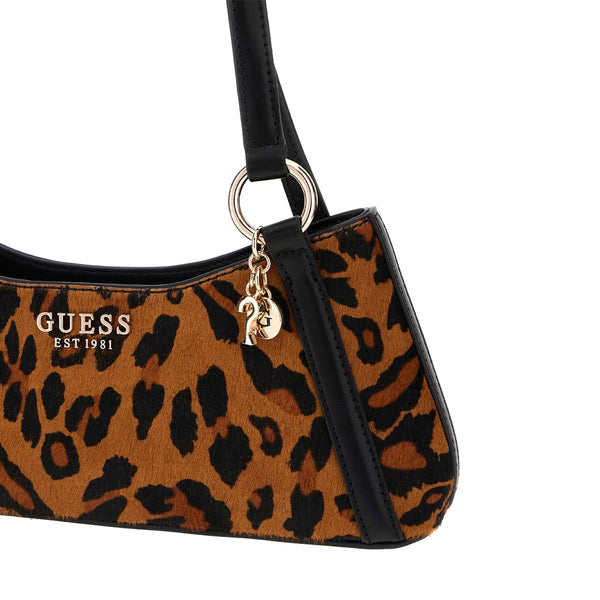 Guess - Borsa a spalla Domitilla Leopard - HWLO7529180 - LEOPARD