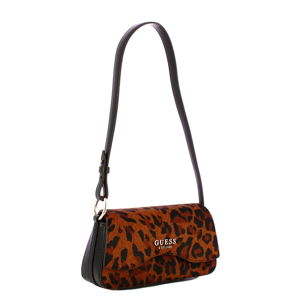 Guess - Borsa a spalla Domitilla Leopard - HWLO7529780 - LEOPARD