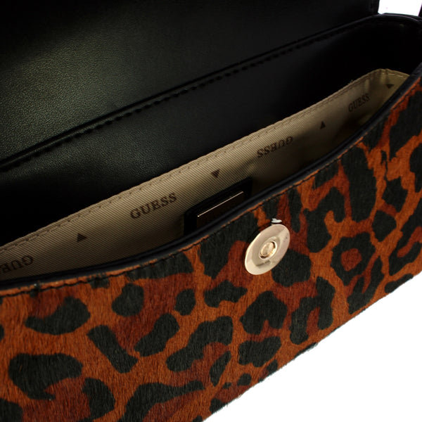 Guess - Borsa a spalla Domitilla Leopard - HWLO7529780 - LEOPARD