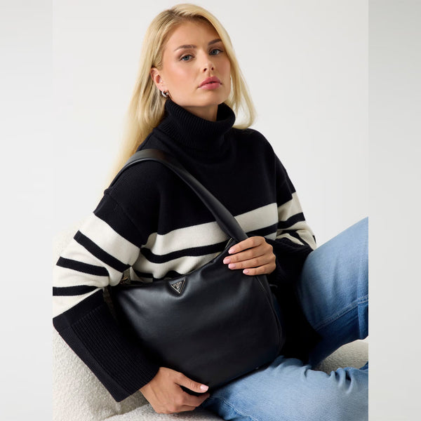 Guess - Hobo Bag Sunetra Black - HWNG7534020 - BLACK