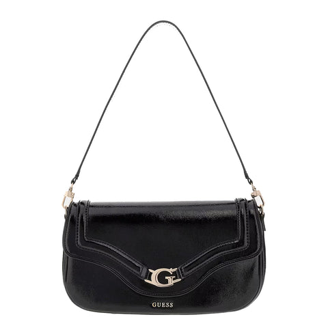 Guess - Borsa a spalla Dea vernice Black - HWTG7993200 - BLACK
