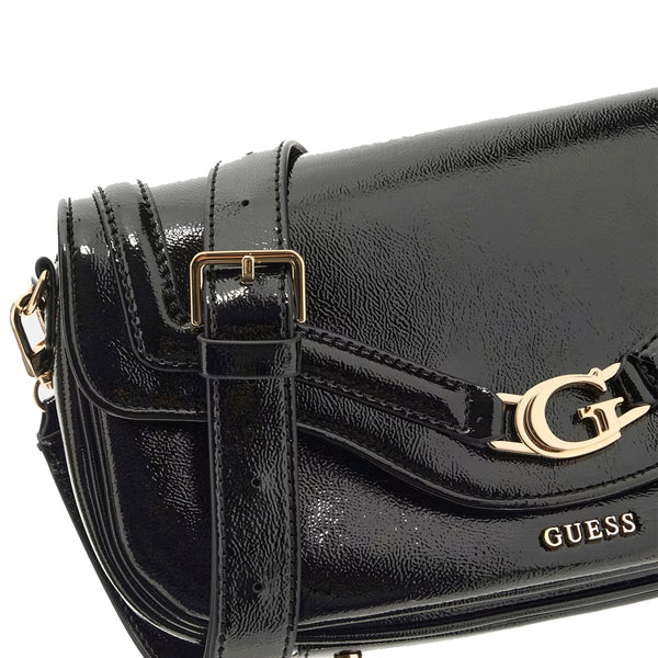 Guess - Borsa a spalla Dea vernice Black - HWTG7993200 - BLACK
