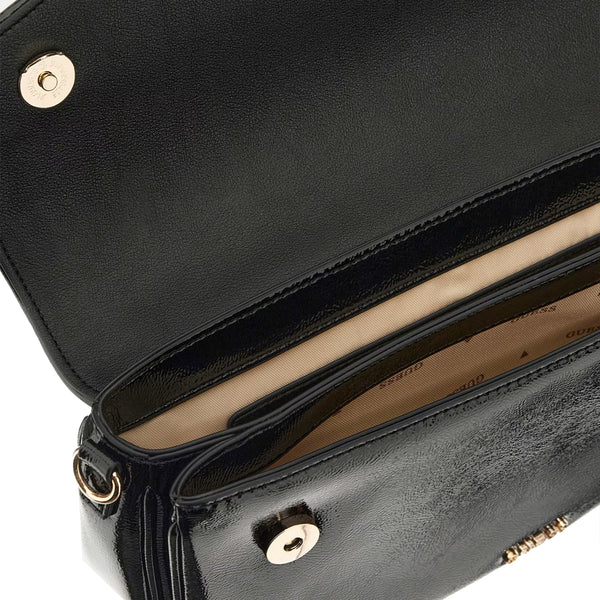 Guess - Borsa a spalla Dea vernice Black - HWTG7993200 - BLACK