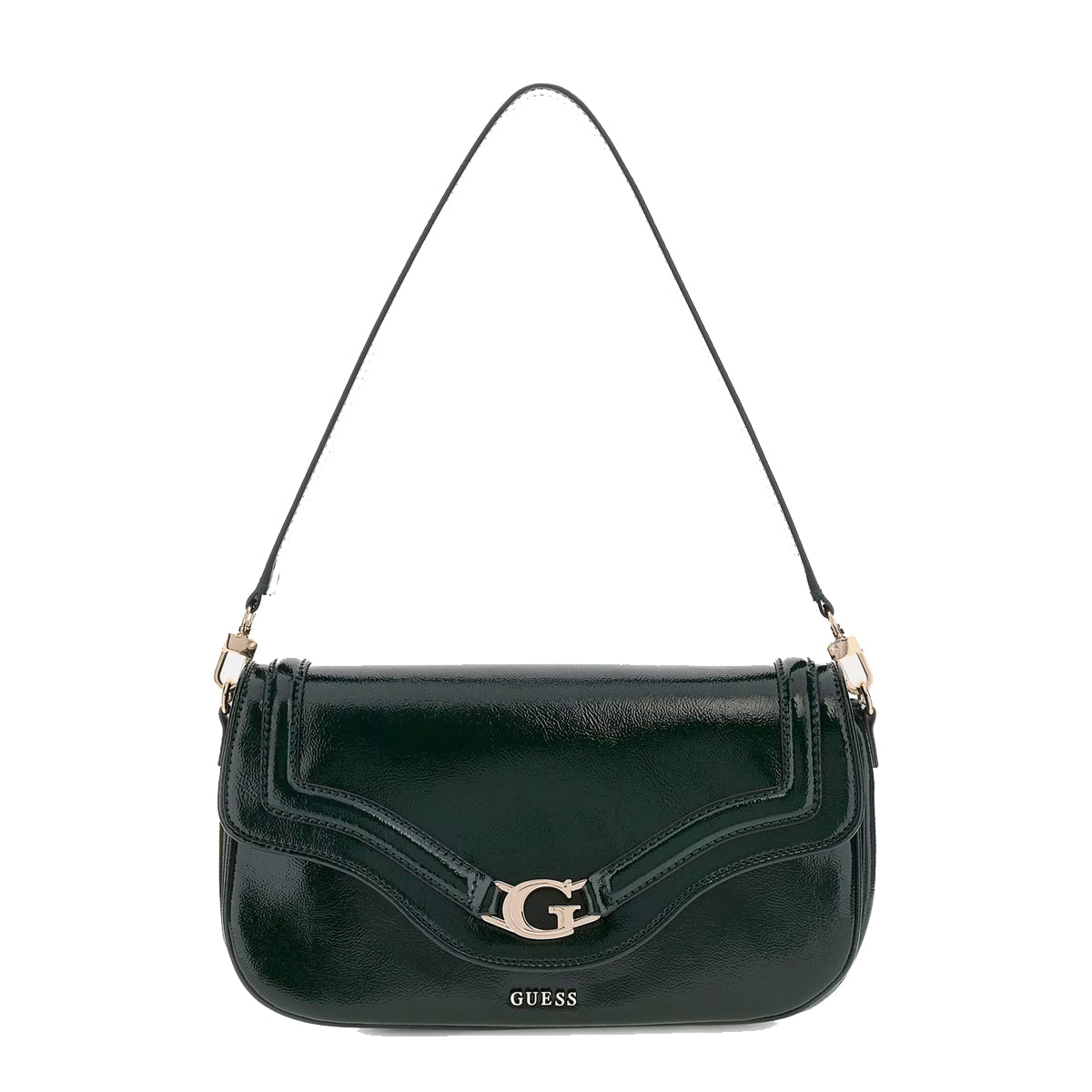 Guess - Borsa a spalla Dea vernice Forest - HWTG7993200 - FOREST