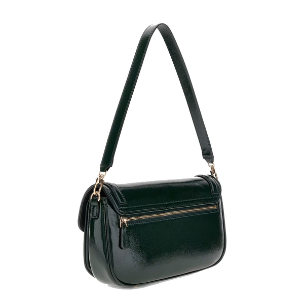 Guess - Borsa a spalla Dea vernice Forest - HWTG7993200 - FOREST