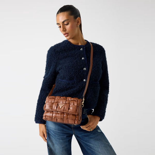 Guess - Borsa a tracolla Marion Cognac - HWWG8072190 - COGNAC