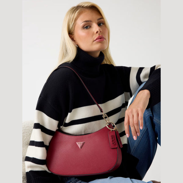 Guess - Sottospalla Noelle II in saffiano Garnet - HWZG9672180 - GARNET