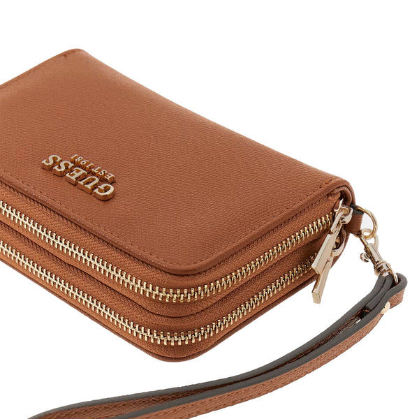 Guess - Amorette Medium Cognac Wallet - SWBG7898164 - COGNAC