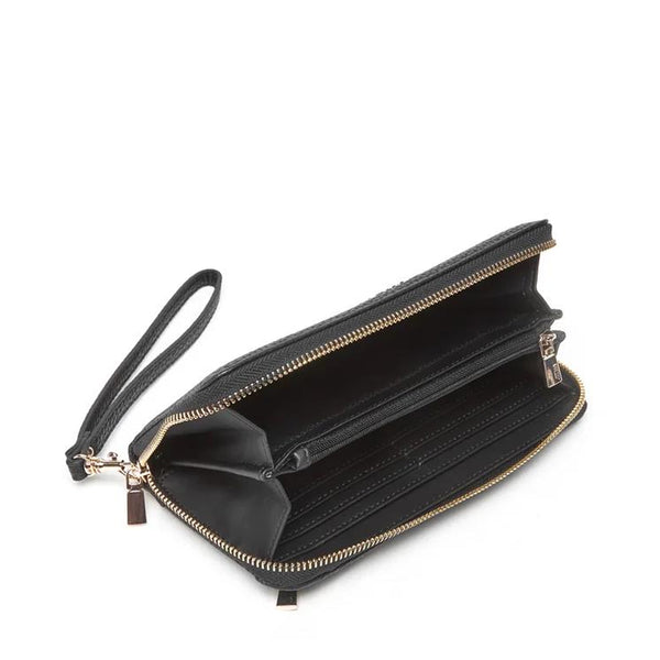 Guess - Brenton Zip Around Coal Logo Wallet - SWLG9648146 - COAL/LOGO