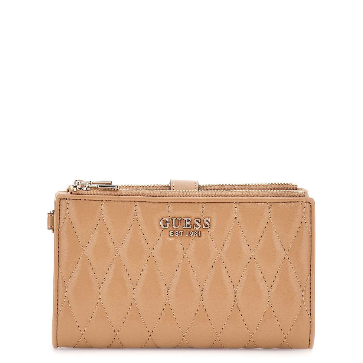 Guess - Valla Beige Medium Wallet - SWQG8122157 - BEIGE