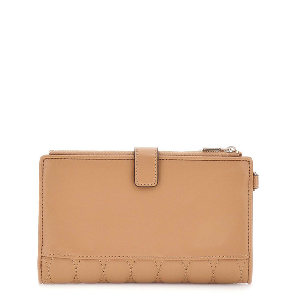 Guess - Valla Beige Medium Wallet - SWQG8122157 - BEIGE