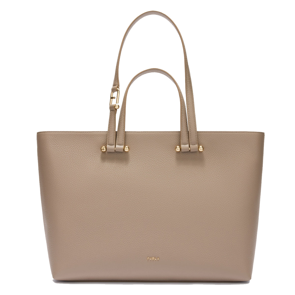 Furla - Duetto L Stucco Gray Shoulder Bag - WB01453HSF000 - STUCCO/GRAY
