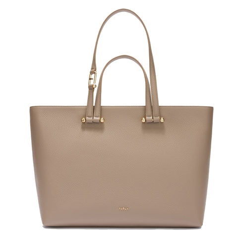 Furla - Duetto L Stucco Gray Shoulder Bag - WB01453HSF000 - STUCCO/GRAY