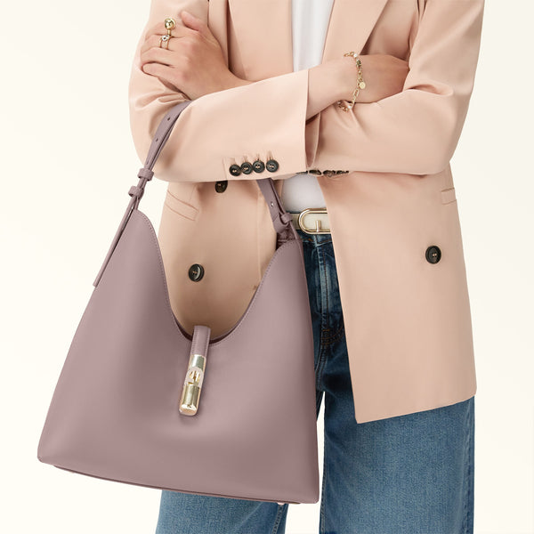 Furla - Goccia M Mauve Shuolder Bag - WB01499BX3104 - MAUVE