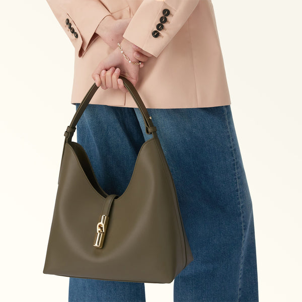 Furla - Goccia M Sage Shuolder Bag - WB01499BX3104 - SAGE