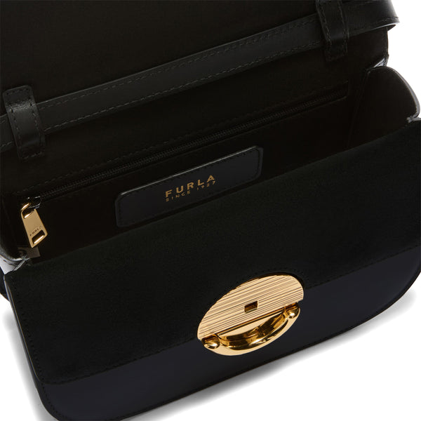 Furla - Sfera Round Nero Mini Flap Purse - WB01737BX0428 - NERO